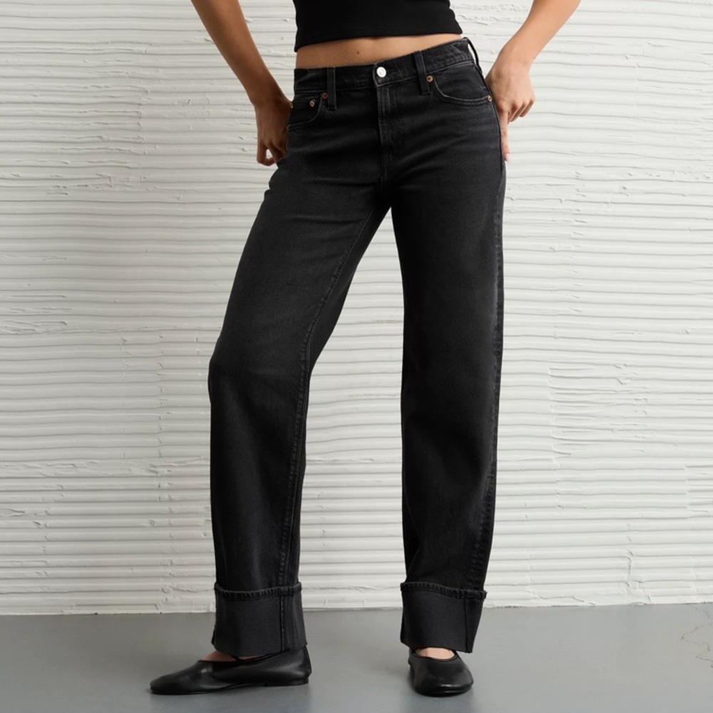 AE Stretch High-Waisted Stovepipe Jean